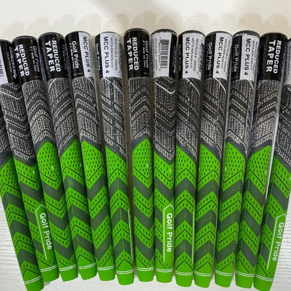 13Pcs Golf Pride Grips Set New MCC Plus 4 Green Midsize